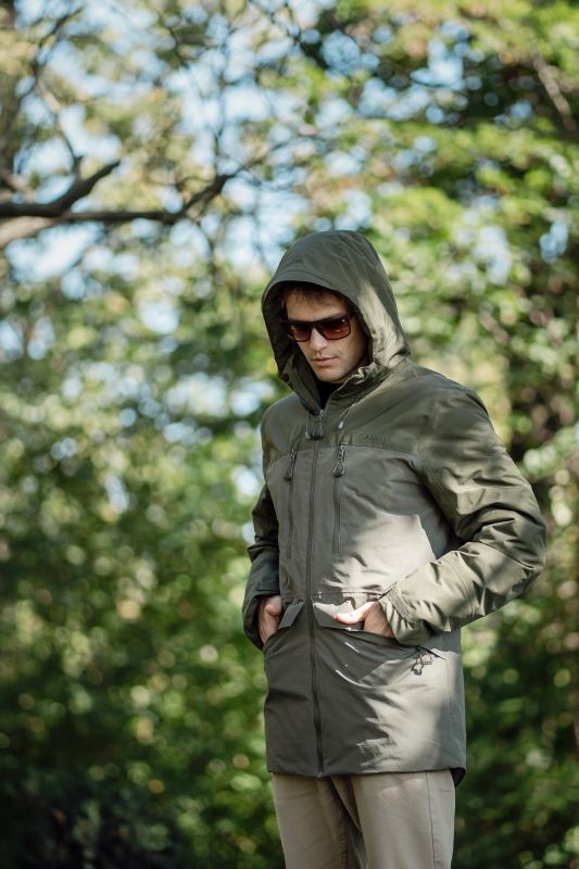 Husky Nebet M XXL, dark khaki Pánská plněná zimní bunda (obrázek 4)