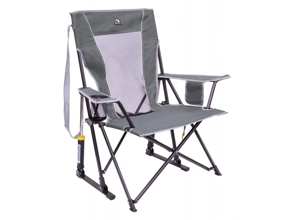 GCI Outdoor Skládací houpací křeslo Comfort Pro Rocker™ mercury grey Křeslo