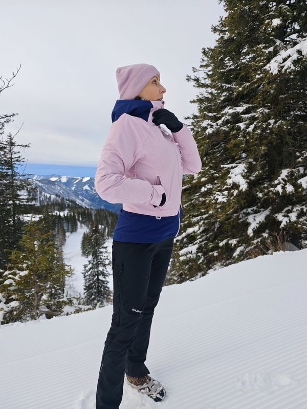 Husky Gambi L S, pink/blue Dámská lyžařská bunda (obrázek 8)