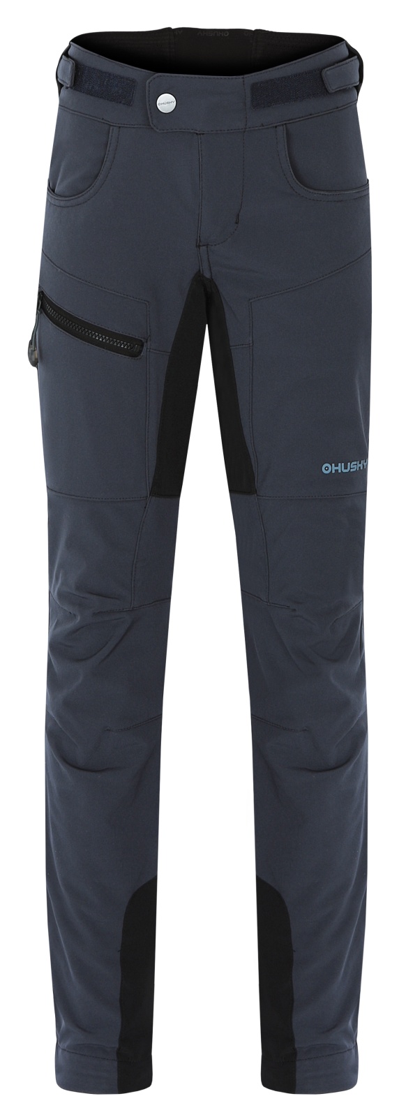 Husky Keson K 140, tm. šedá Dětské softshell kalhoty