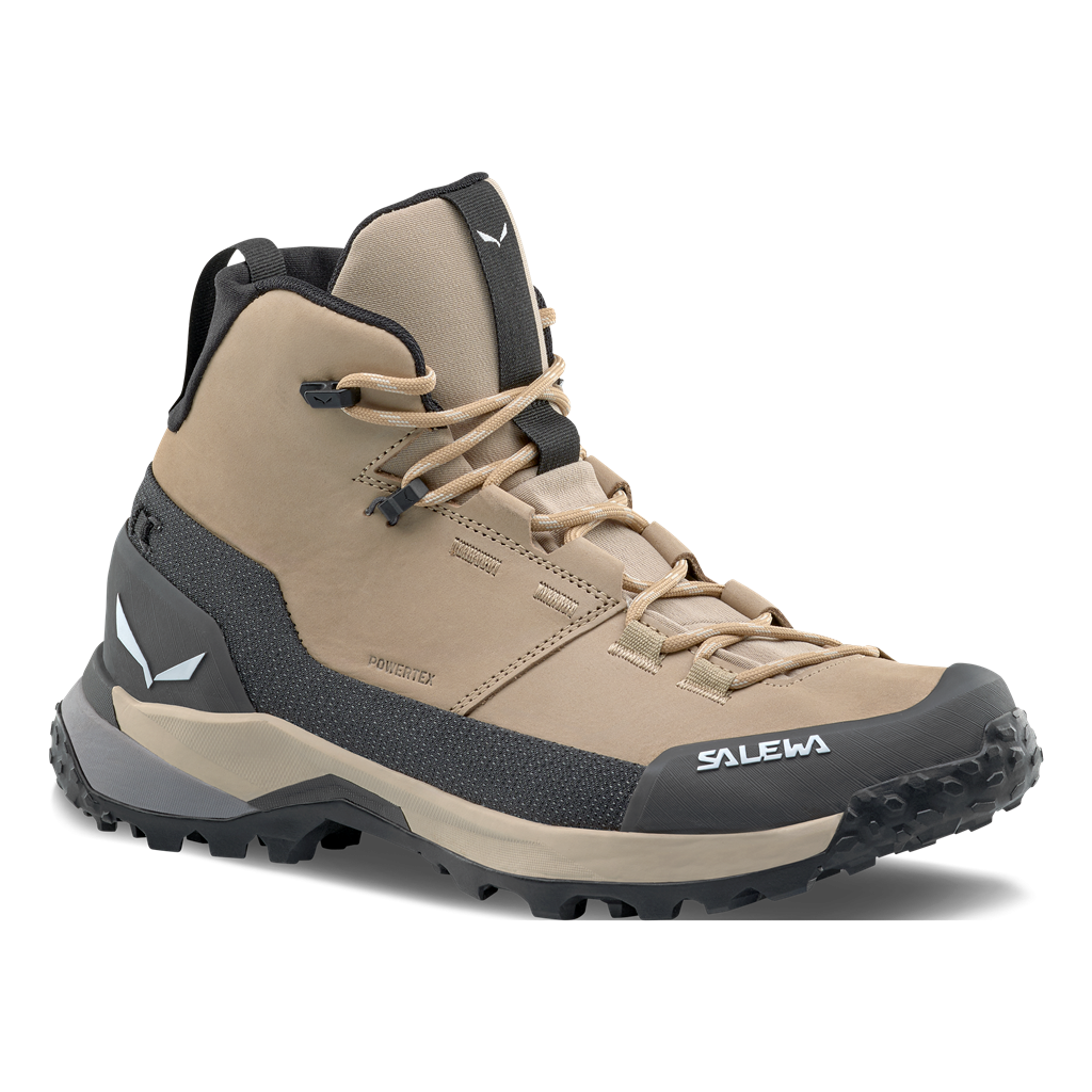 Salewa Puez Leather mid PTX EU 41, Quicksand/Onyx Dámské trekové boty