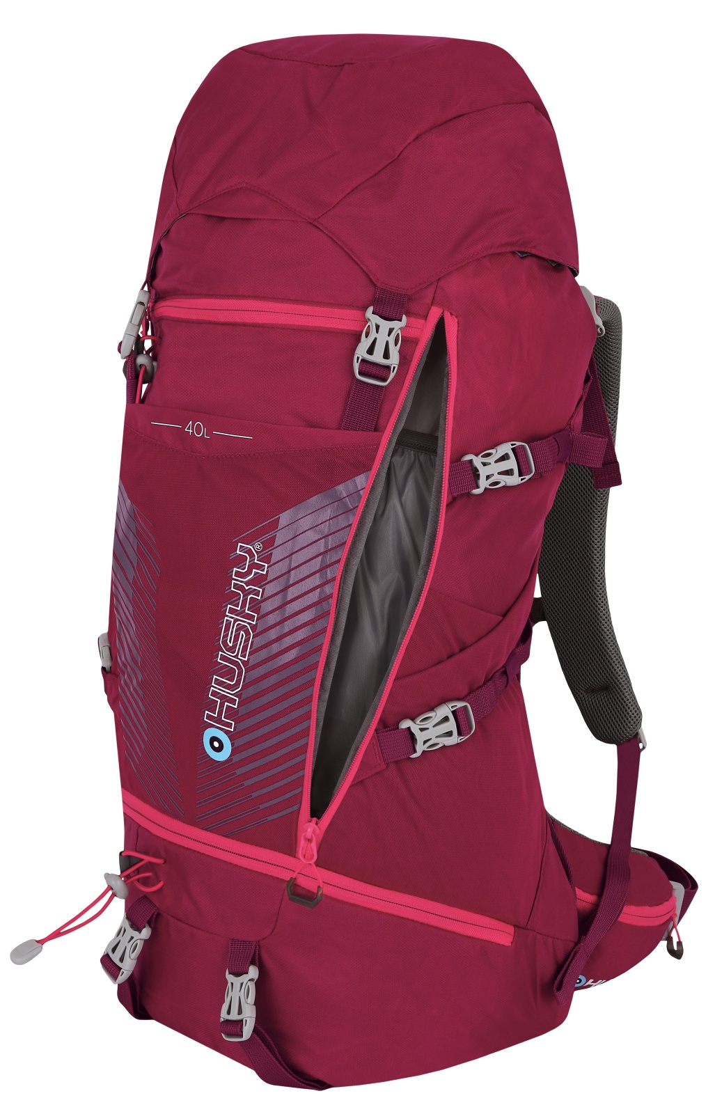 Husky Capture 40l magenta Batoh Expedice / Turistika (obrázek 4)