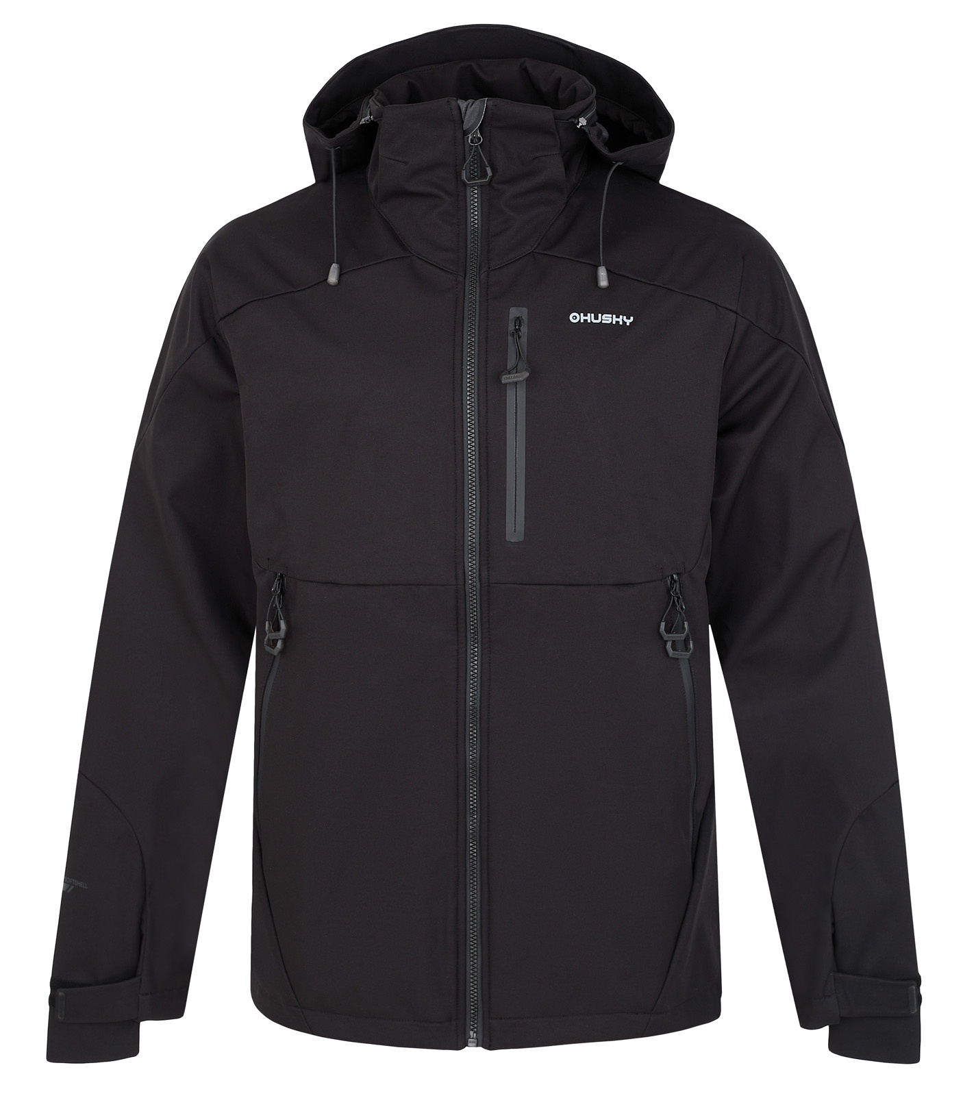 Husky Sauri M XL, černá Pánská softshell bunda (obrázek 3)