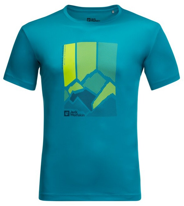 Jack Wolfskin Pánské funkční tričko Peak Graphic T M XXL, phantom (obrázek 5)