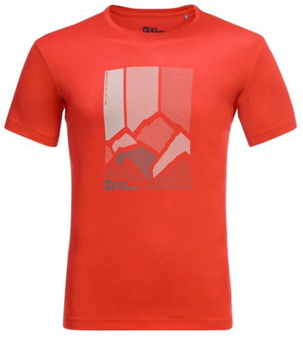 Jack Wolfskin Pánské funkční tričko Peak Graphic T M XXL, everest blue (obrázek 5)