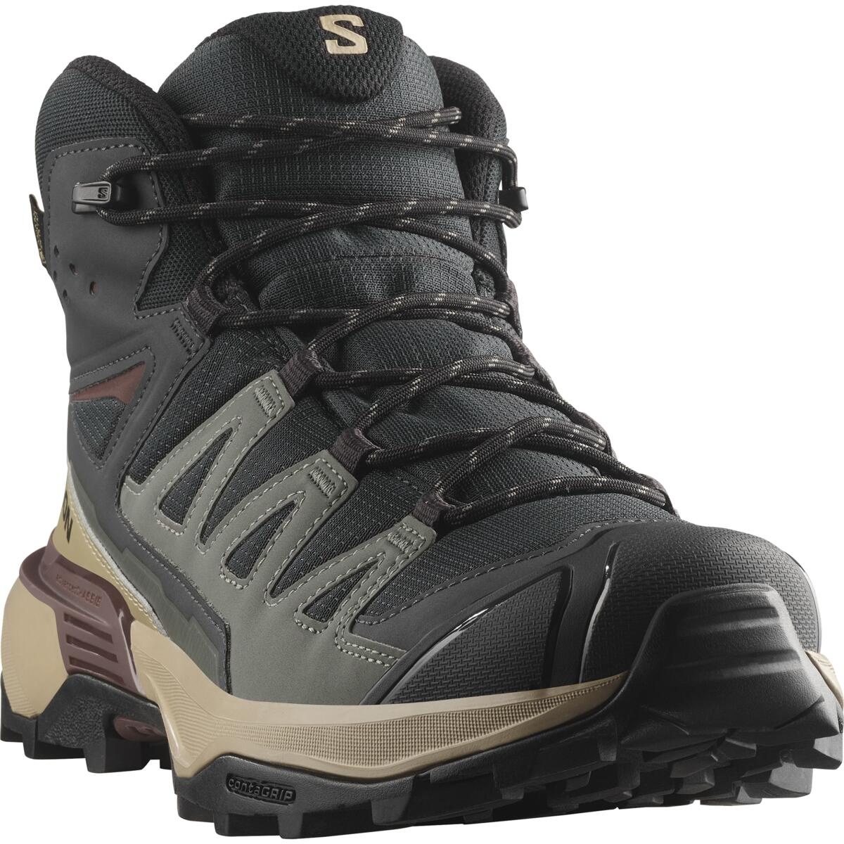 Salomon X ultra 360 Mid GTX EU 44, phantom/desert tan/rum raisin Pánské turistické boty