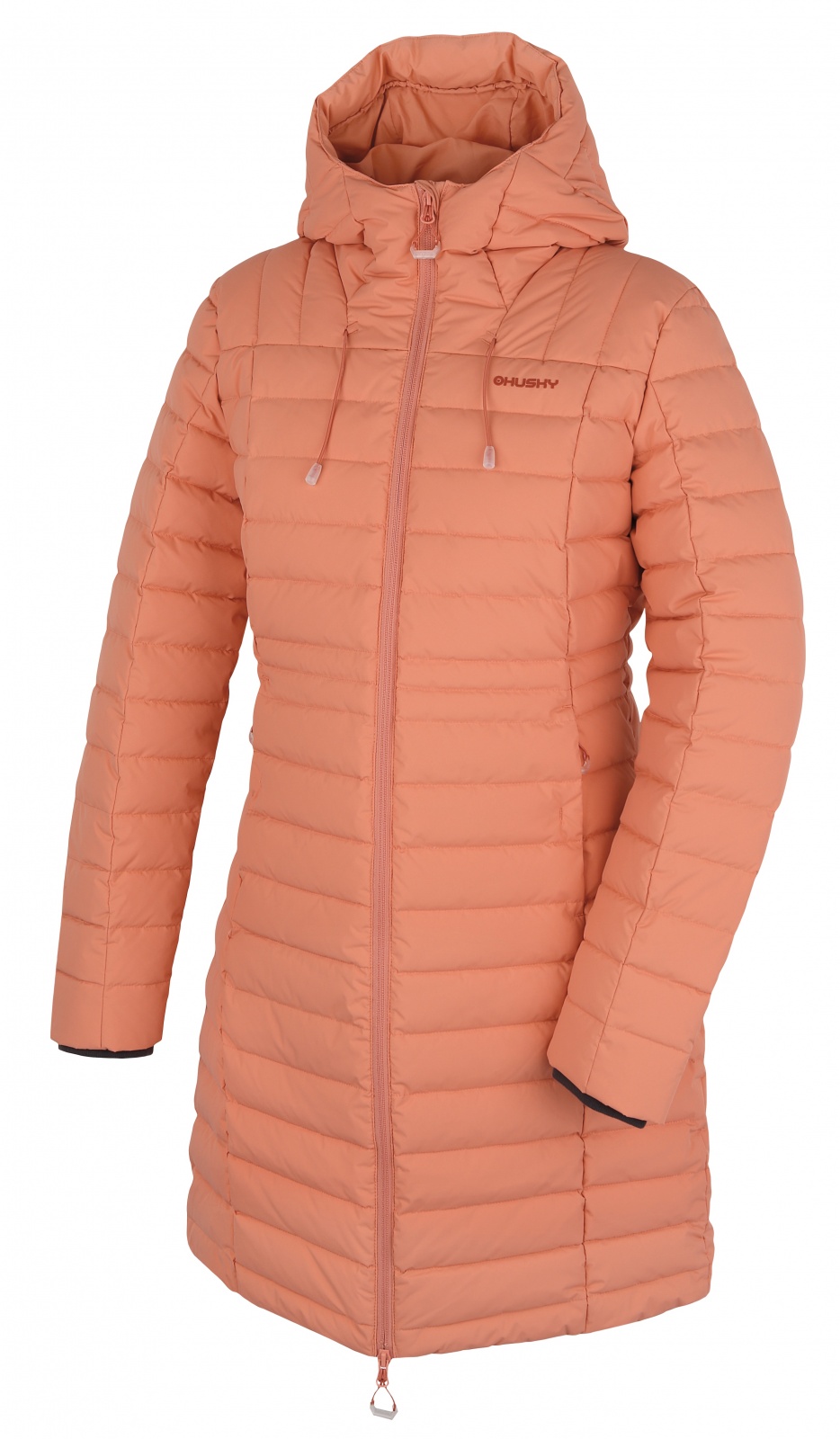 Husky Daili L L - plus, faded orange Dámský péřový kabát