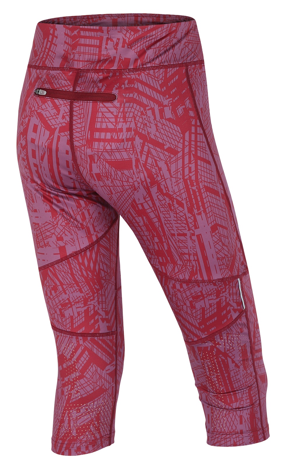 Husky Darby L XL, tm. bordó Dámské sportovní 3/4 kalhoty