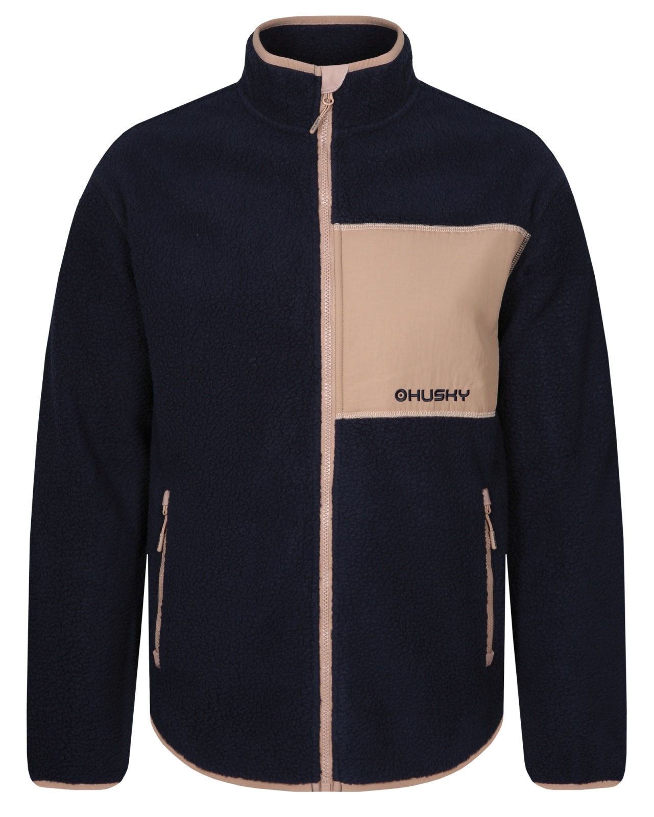 Husky Addy Zip M XL, dark blue Pánská fleecová mikina (obrázek 3)