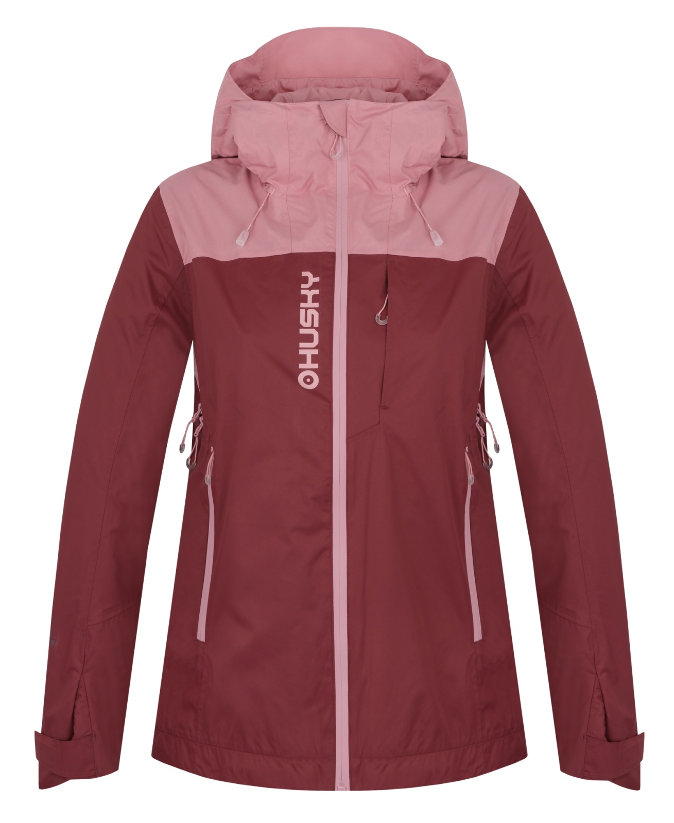 Husky Nickin L XL, pink Dámská hardshell bunda (obrázek 3)