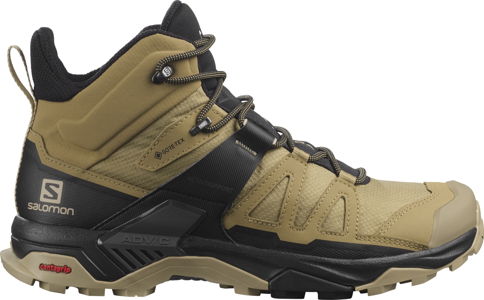 Salomon SALOMON X ultra 4 mid GTX EU 42, Kelp/Black/Safari Pánské turistické boty (obrázek 5)