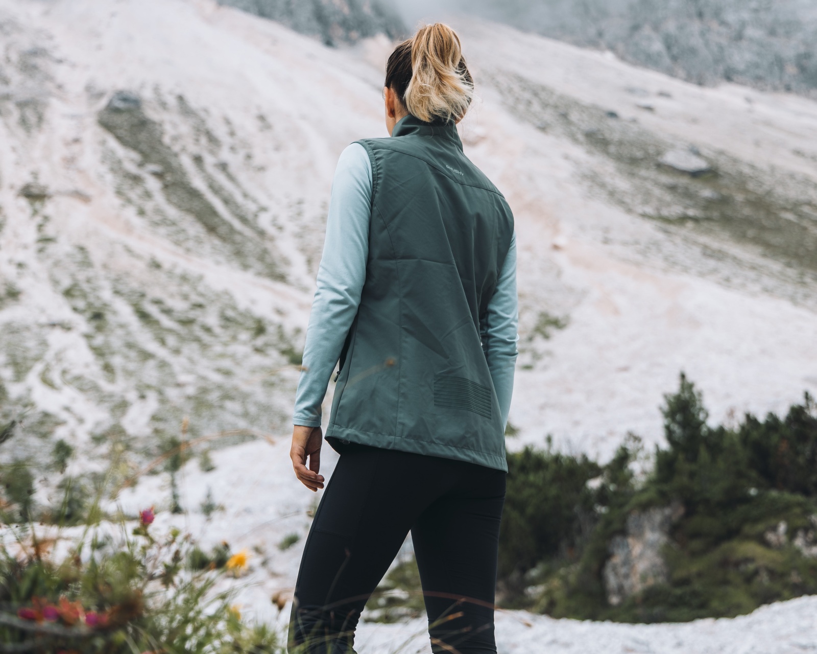 Husky Salien L XL, faded green Dámská softshell vesta (obrázek 11)