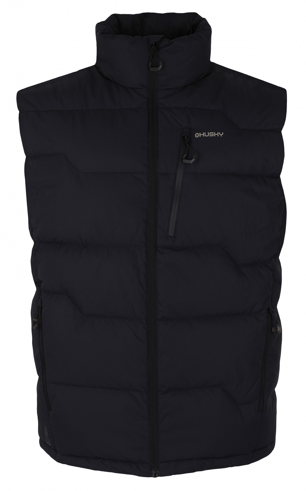 Husky Deep M XXXL, black Pánská péřová vesta na zip (obrázek 3)