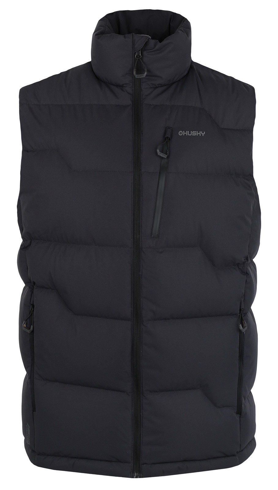 Husky Deep M M, dk. khaki Pánská péřová vesta na zip (obrázek 7)