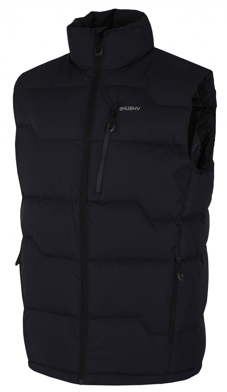 Husky Deep M XXXL, black Pánská péřová vesta na zip