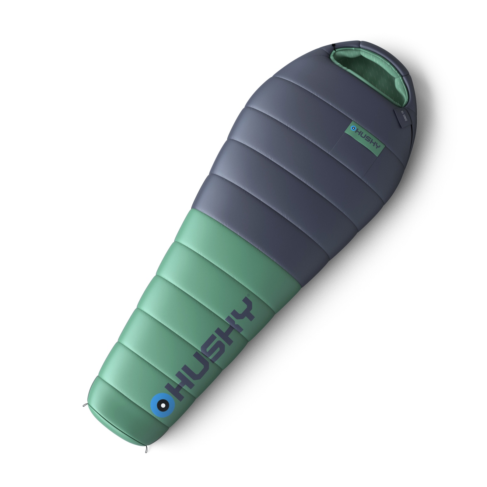 Husky Dinis -10°C blue/mint Péřový třísezónní spacák