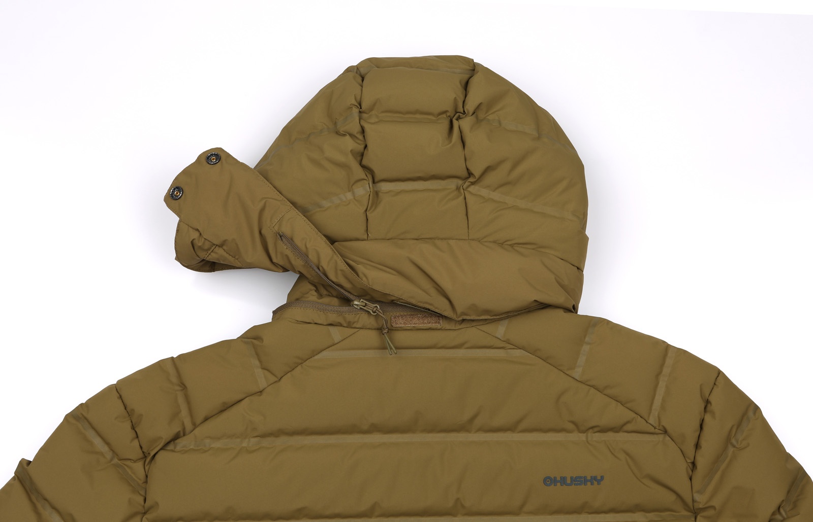 Husky Donnie M L, dk. khaki Pánská péřová bunda (obrázek 5)