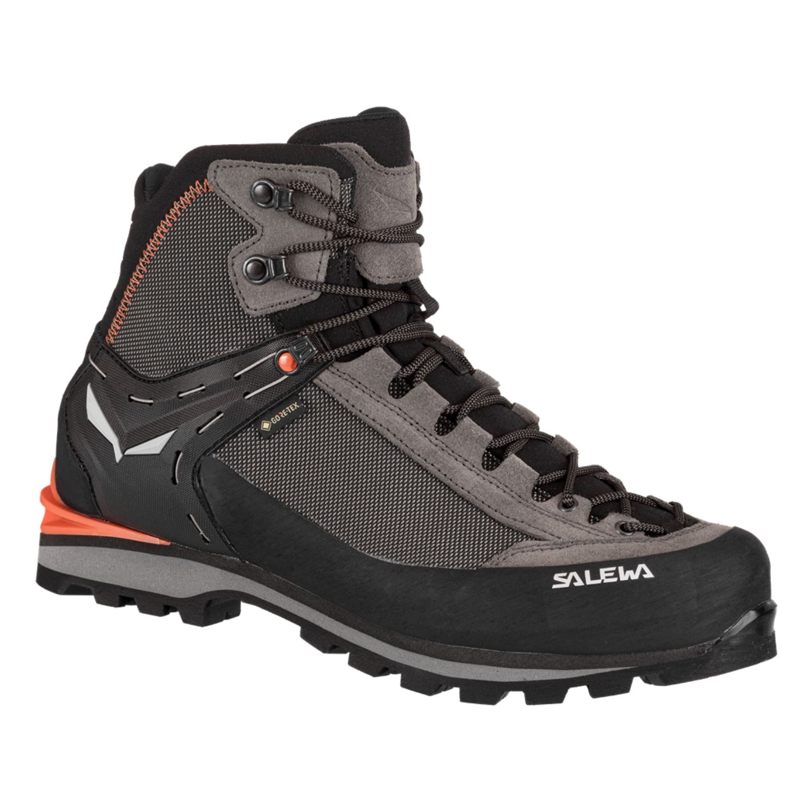 Levně Salewa Crow GTX EU 42, Wallnut/Fluo Orange Pánské boty