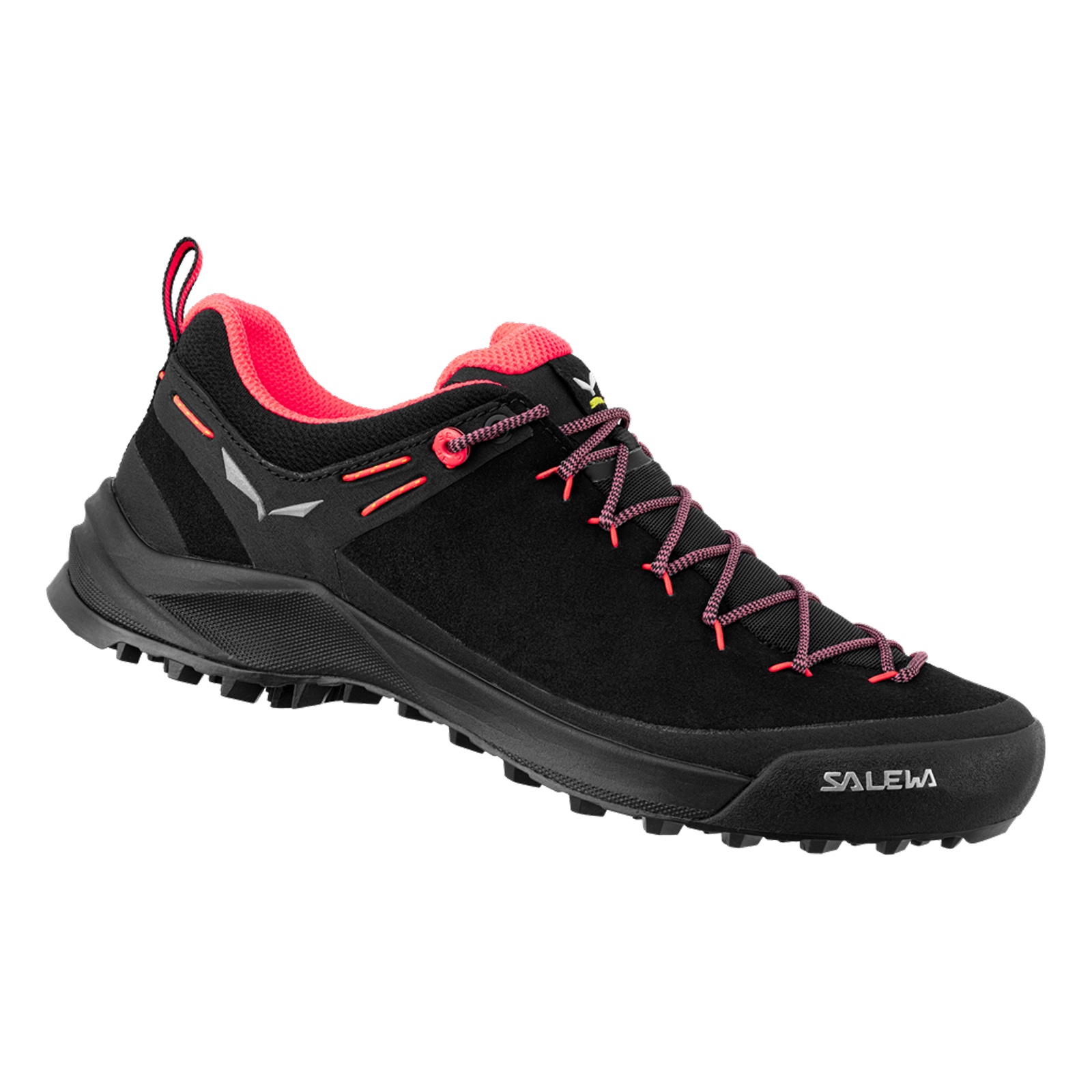Salewa Wildfire leather EU 40 ½, Black/Fluo Coral Dámské boty