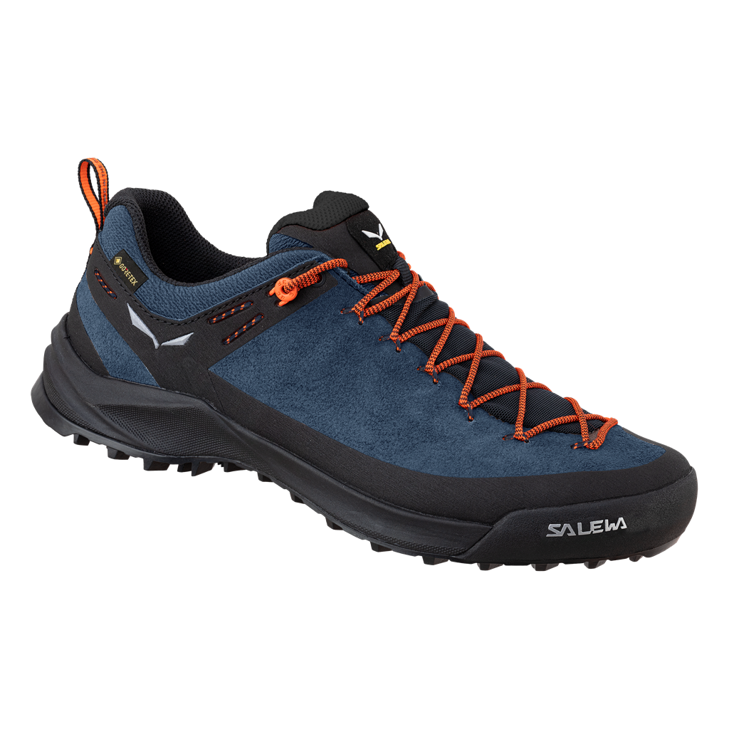 Levně Salewa Wildfire leather GTX EU 43, Dark Denim Pánské boty