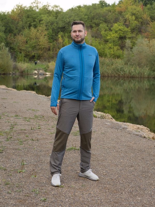 Husky Artic Zip M M, blue Pánská mikina na zip (obrázek 4)