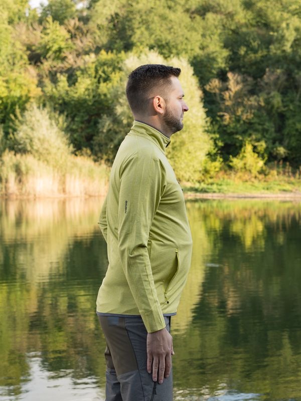Husky Ane M L, lime green Pánská mikina na zip (obrázek 6)