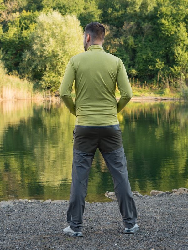 Husky Ane M L, lime green Pánská mikina na zip (obrázek 7)