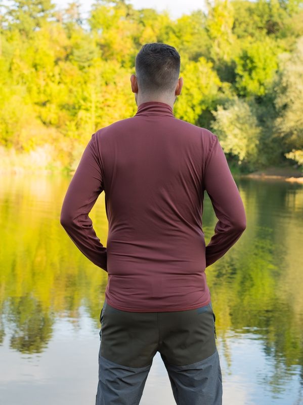 Husky Tarp zip M M, deep brick/orange Pánská mikina na zip (obrázek 5)