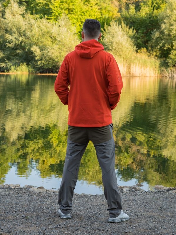 Husky Sevan M M, br. brick Pánská softshell bunda (obrázek 5)