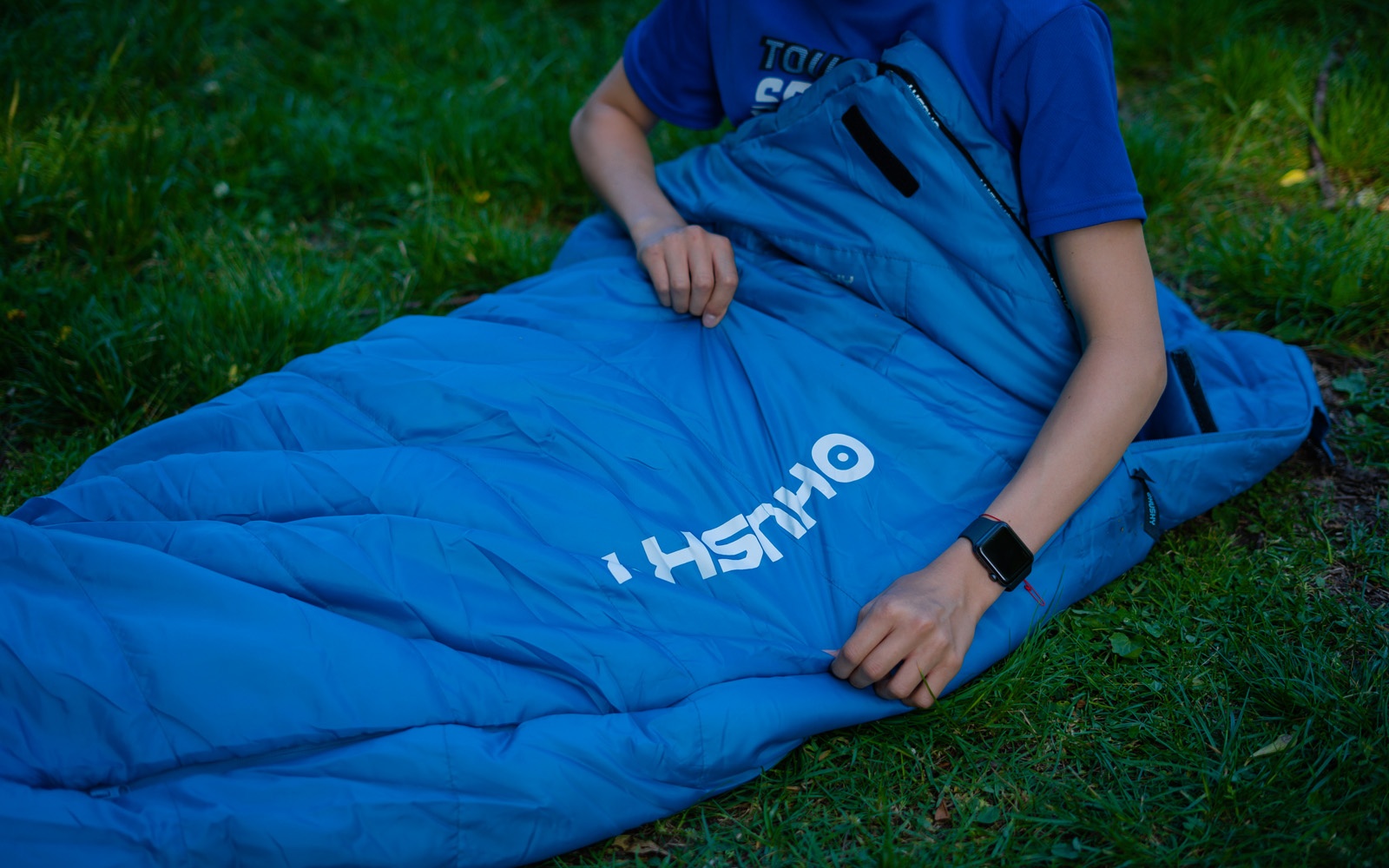 Husky Junior -10°C blue Syntetický třísezónní dětský spacák (obrázek 6)