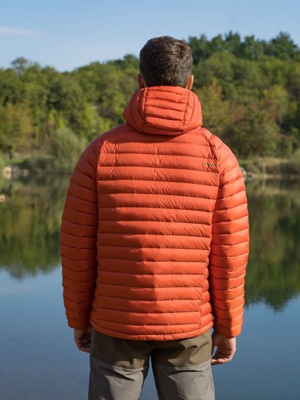 Husky Dreeser M M, brick orange Pánská péřová bunda (obrázek 6)