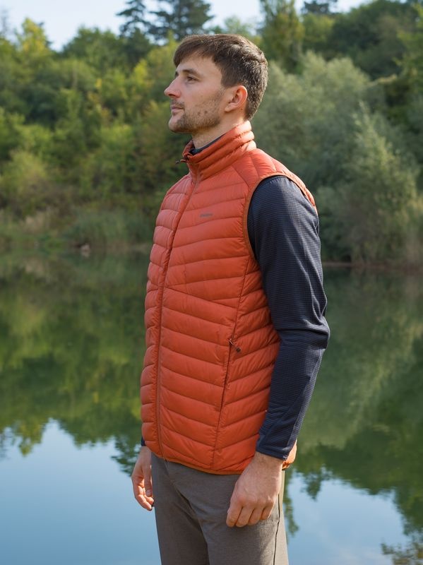 Husky Dresles M M, brick orange Pánská péřová vesta (obrázek 5)