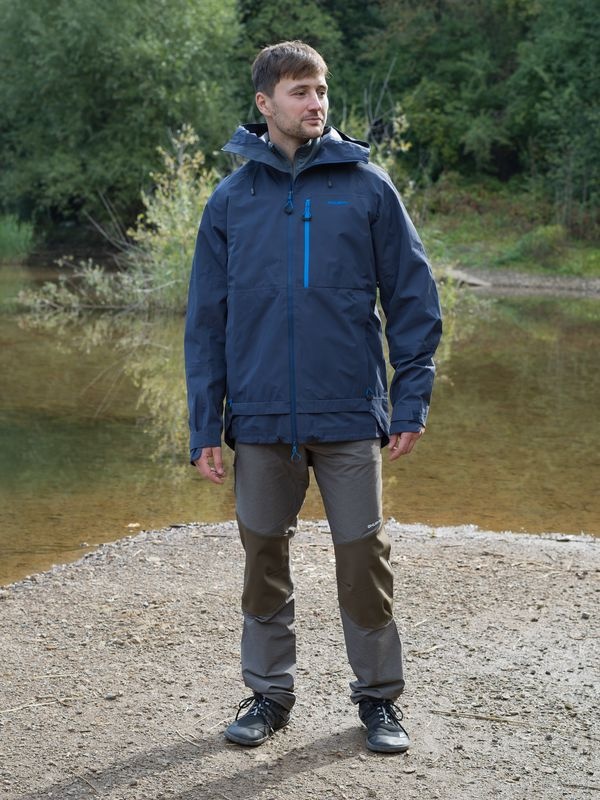 Husky Nanook M XL, tm. modrá Pánská hardshell bunda (obrázek 4)