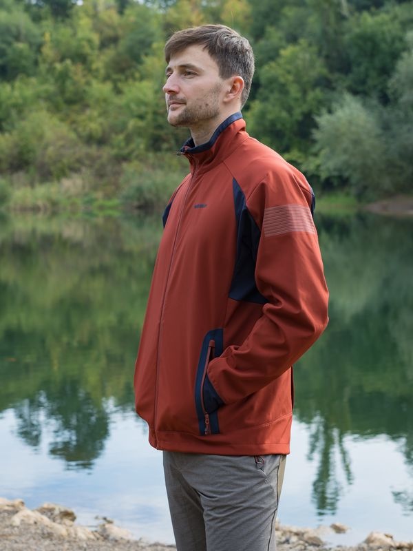 Husky Scooby M XXL, deep brick Pánská softshell bunda (obrázek 6)