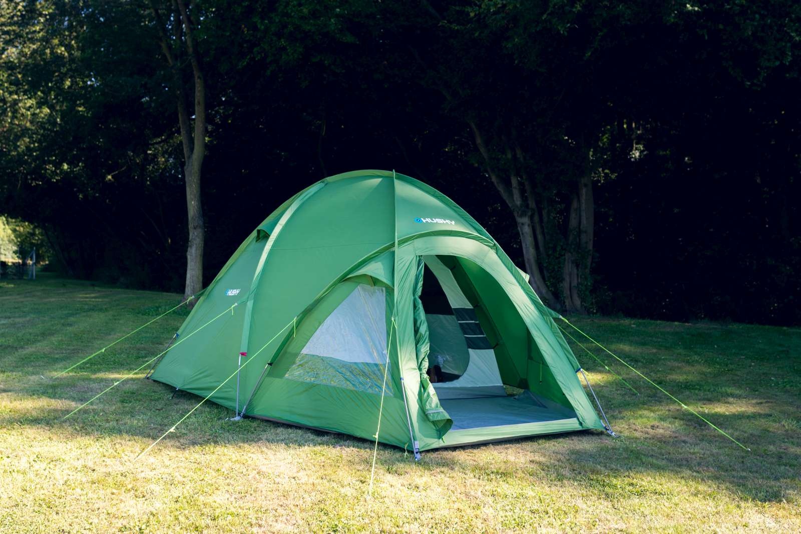 Husky Bigless 5 zelená Rodinný stan pro 5 osob (obrázek 6)