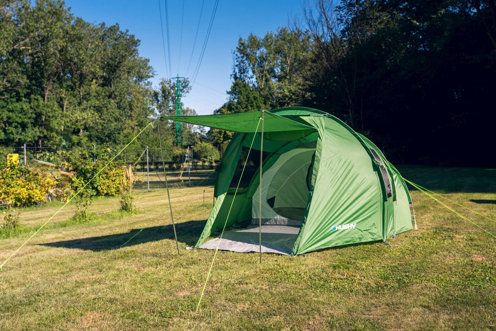 Husky Baul 4 zelená Rodinný stan pro 4 osoby (obrázek 6)