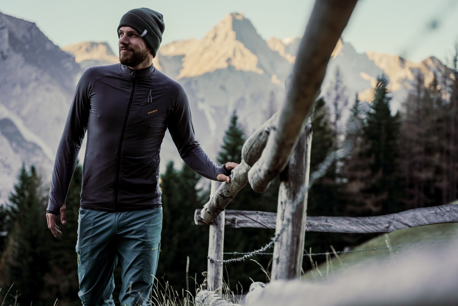 Husky Merhat 1 L-XL, černá Pánská merino čepice (obrázek 7)