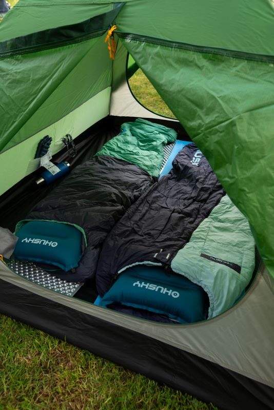 Husky Dinis -10°C blue/mint Péřový třísezónní spacák (obrázek 9)