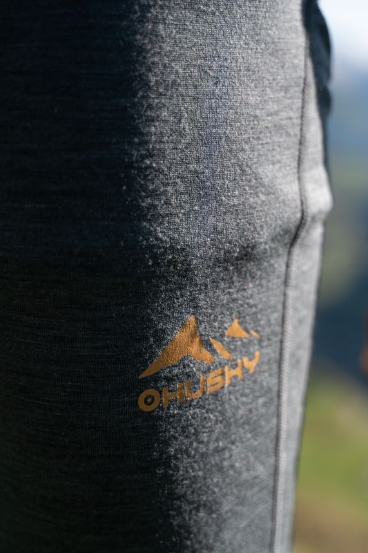 Husky Merea M S, dark grey/light grey Merino termoprádlo kalhoty (obrázek 7)