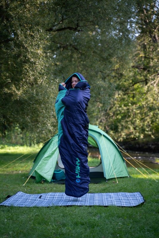 Husky Emotion -20°C blue/mint Syntetický zimní spacák (obrázek 9)