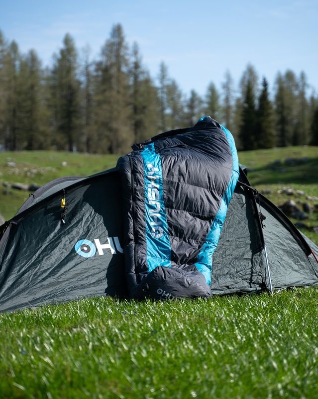 Husky Dexter -15°C dark turquoise Péřový zimní spacák (obrázek 5)