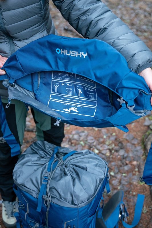 Husky Rony 50l modrá Batoh Expedice (obrázek 10)