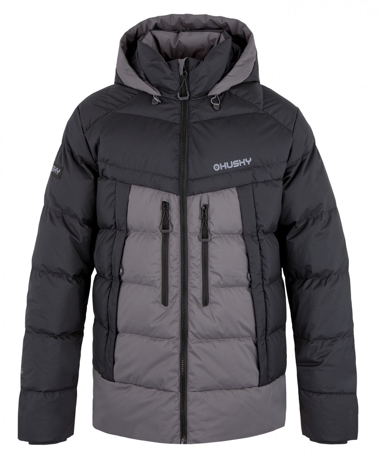 Husky Durra M L, black/grey Pánská péřová bunda (obrázek 3)