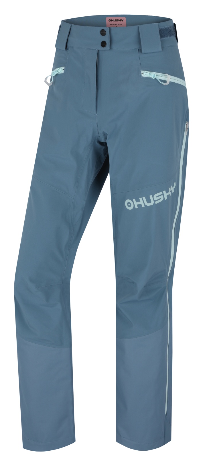 Husky Kippe L L, faded turquoise Dámské hardshell kalhoty