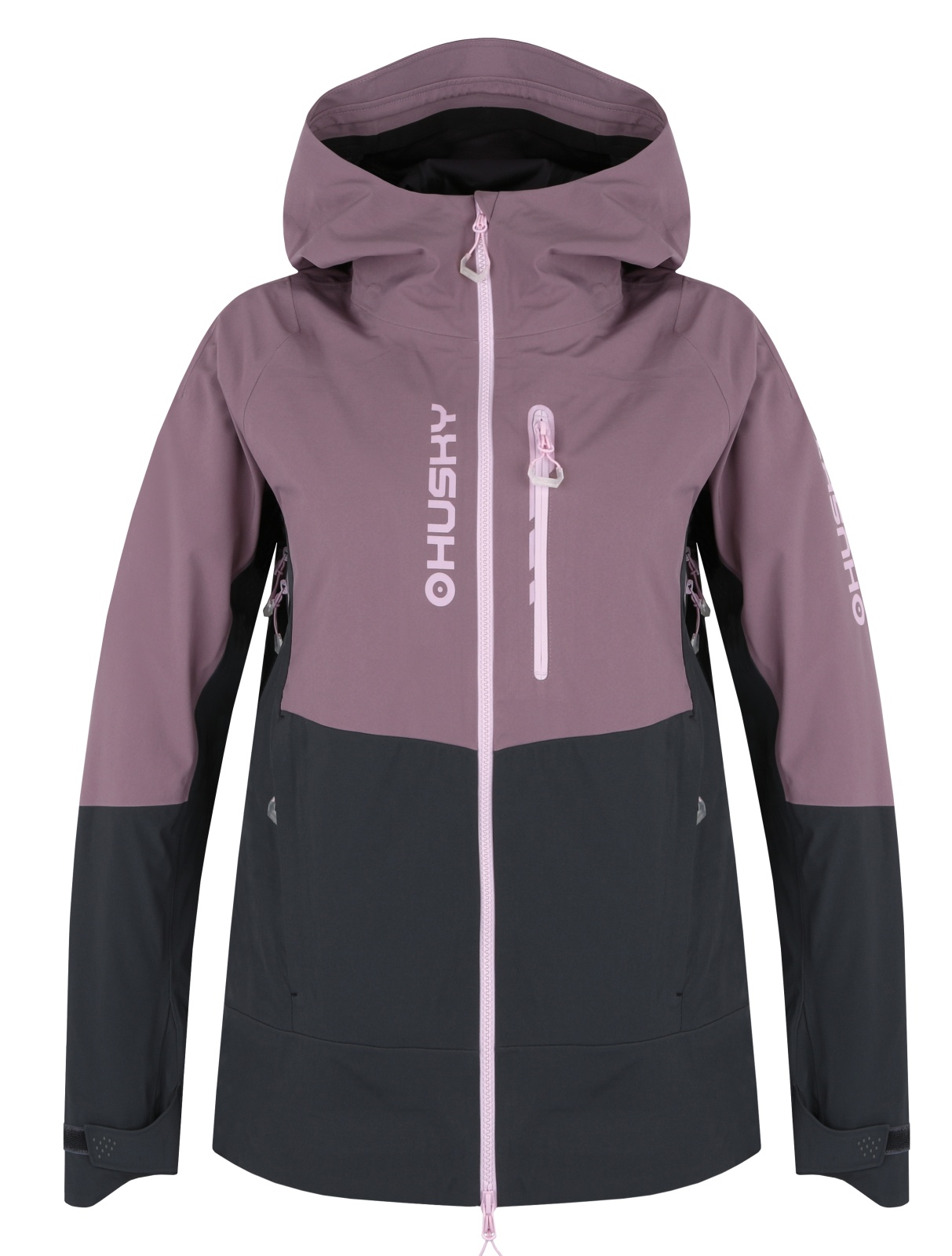 Husky Nicco L L, purple/grey Dámská hardshell bunda (obrázek 3)