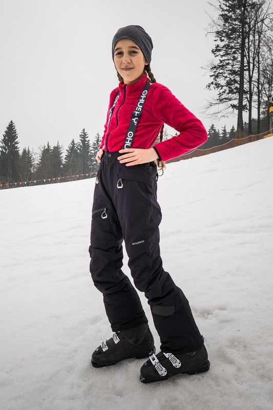 Husky Gilep Kids 134-140, red Dětské lyžařské kalhoty (obrázek 10)
