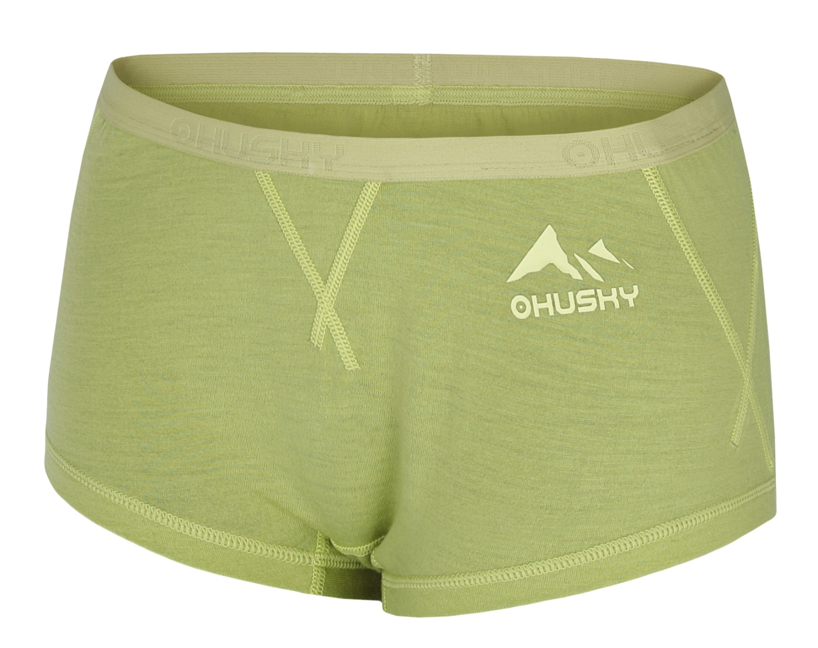 Husky Meties L L, light green Merino termoprádlo Kalhotky
