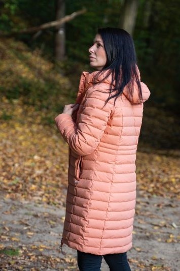 Husky Daili L L - plus, faded orange Dámský péřový kabát (obrázek 5)