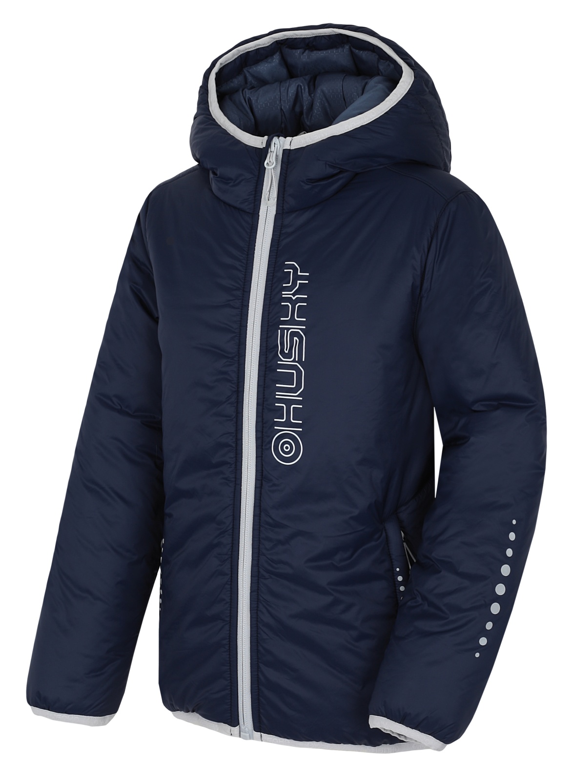 Husky Nix K 140, dark blue Dětská plněná ultralehká bunda