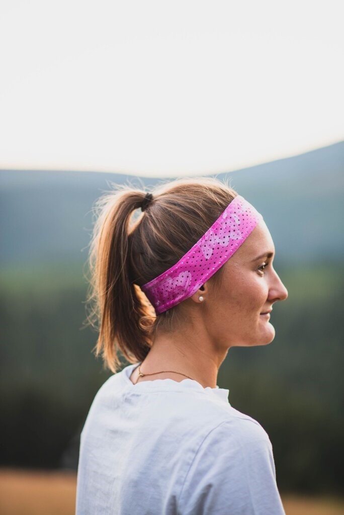 Bjež DROP 5 DAISY pink Čelenka